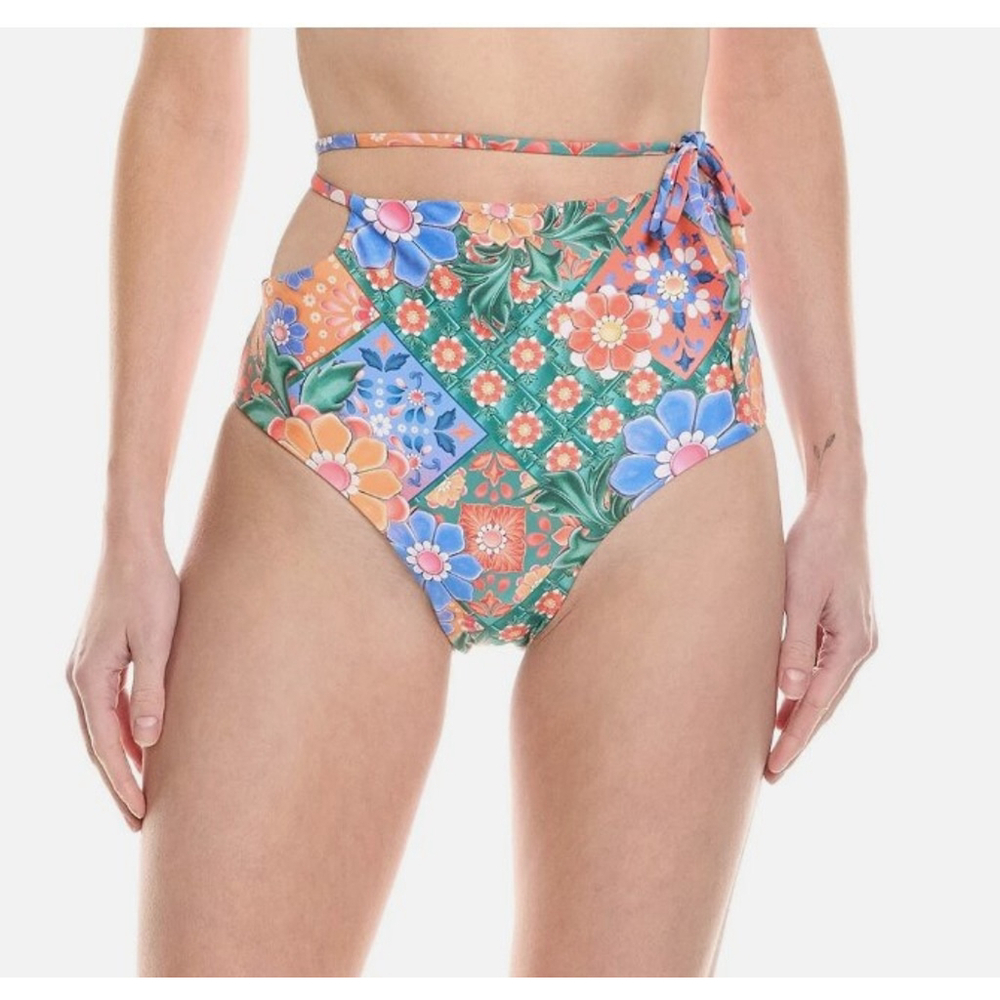 Agua Bendita Floral Patchwork Bikini - Multicolor